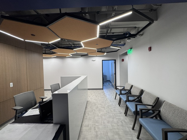 Reception and collaboration space